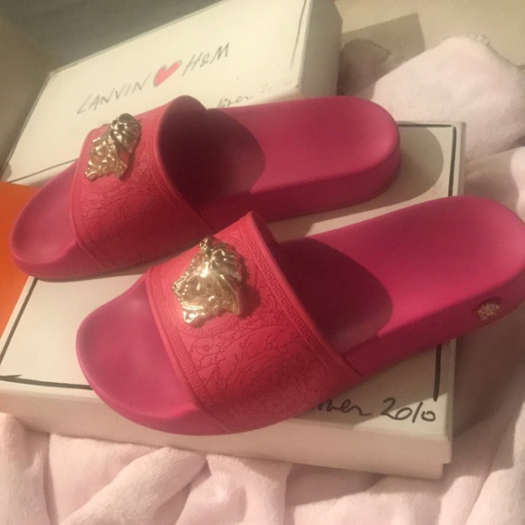 Versace slippers pink and gold - Picture 4 of 4